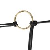 Allegra K Women's PU Leather Skinny Rope Belt Round Ring Endings Self Tie Waistband Thin Waist Strap 1 Pc - 3 of 4
