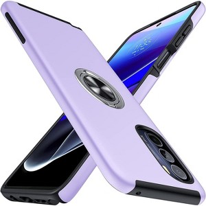 Entronix Case Compatible with Moto G Stylus 2022 - 360° Circular Ring Gripstand - 1 of 4
