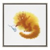 Kate & Laurel All Things Decor 22"x22" Sylvie Not Again Framed Canvas by Faryn Hughes Gray - 2 of 4