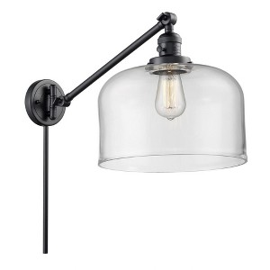 Bell - 1 Light Swing Arm Wall Sconce In Industrial Style-13 Inches Tall and 12 Inches Wide - 1 of 1