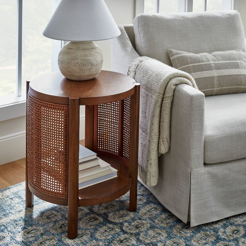Portola Hills Woven Accent Table - Threshold™ designed with Studio McGee, 2 of 12