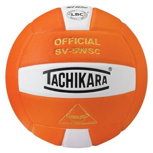 Tachikara ORW Indoor Sensi Tec Composite Competition Volleyball - Orange/White - 1 of 1