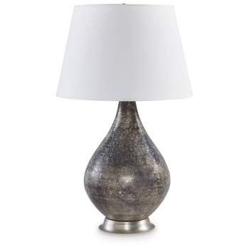 Signature Design by Ashley Bluacy Table Lamp Gray/Silver