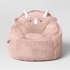 Dino Kids' Bean Bag Chair Pink - Pillowfort™ - 3 of 4