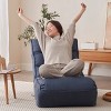 Bean Bag Lounger Modern Adjustable Floor Chair with Foldable Backrest for Living Room and Bedroom - 23.6"W-3irtyhousy - 2 of 4