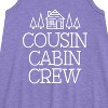 Girls' - Instant Message - Cousin Cabin Crew Graphic Sleeveless Aline Dress - 2 of 4