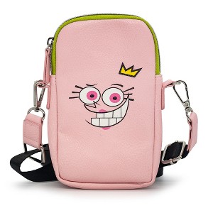 Wallet Phone Bag Holder - The Fairly OddParents Cosmo and Wanda Close-Up Expressions - 1 of 4