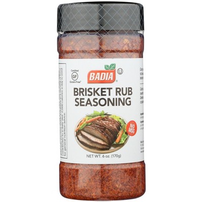 Badia Brisket Rub Seasonings - 6 pack, 6 oz