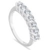 Pompeii3 950 Platinum 5/8 Carat Diamond Solitaire Prong Women's Wedding Ring - 2 of 4