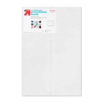 36"x48" Large Tri-Fold Foam Presentation Board White  - up & up™