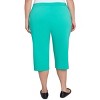 Alfred Dunner Womens Plus-Size Flat Front Allure Classic Clamdigger Pant - 2 of 4