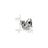 Black Bow Jewelry Sterling Silver Swimming Fish Bead Charm - 2 of 3