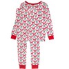 RuffleButts SoftSnooze Girls Holiday Ruffle Long Sleeve Pajama Set - 2 of 2