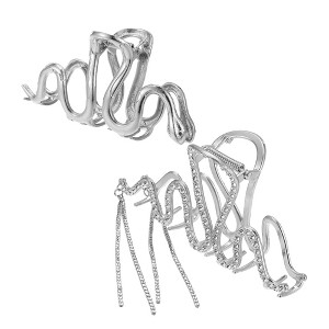 Unique Bargains Women's Metal Hair Claws 2 Pcs - 1 of 4