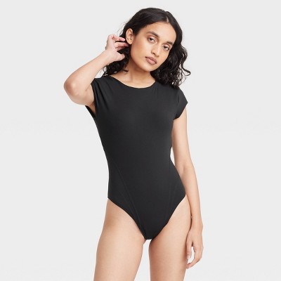 Women's Low Back Short Sleeve Active Bodysuit - JoyLab™