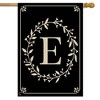 Briarwood Lane Classic Monogram Letter E House Flag Double-Sided 28" x 40" - 2 of 4