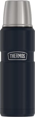 Thermos Vacuum Insulated Compact Beverage Bottle - 16 Oz. - Silver/black :  Target