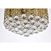 Elegant Lighting Tully 6 lights pendant in brass - 4 of 4