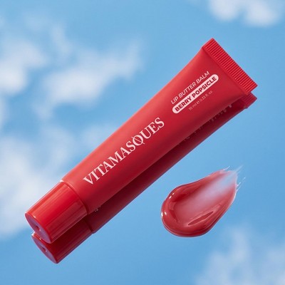 Vitamasques Lip Butter Balm Plump & Repair - Berry Popsicle - 0.33 fl oz
