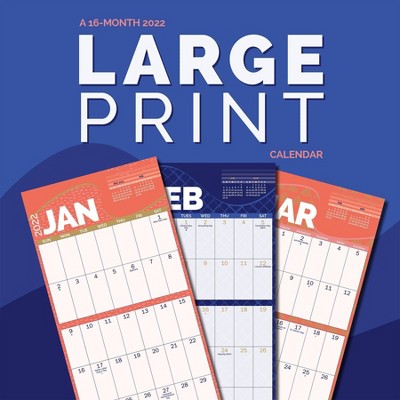 2022 Wall Calendar Large Print - Trends International Inc