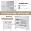 ORRD 36" Grey Bathroom Vanity with Ceramic Sink, 2 Tip-Out Drawers & Soft-Close Door Hinges for Modern Bathrooms - 4 of 4