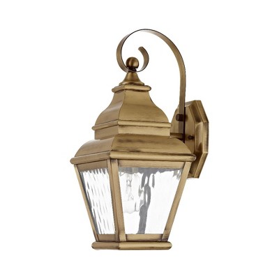 Livex Lighting Exeter 1 - Light Wall Light in  Antique Brass