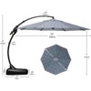 GRANDPATIO Modern 11 Ft Cantilever Sunbrella Umbrella with Base - 2 of 4