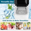Costway Portable Countertop Ice Maker Machine 35Lbs/24H Self-Clean w/ Ice Basket & Scoop - 4 of 4
