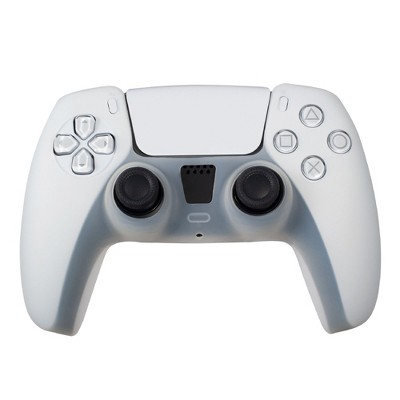 Insten Silicone Grip Cover for Sony PlayStation PS5 Controller, Protective Skin Case, White