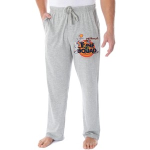 Space Jam Tune Squad Classic Character Loungewear Sleep Pajama Pants Heather Grey - 1 of 3
