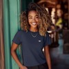 Dalix Womens Bow Lightweight High Waisted Tee - 3 of 4