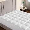 Circles Home Mattress Topper with Anti-Slip Anchors - 100% Cotton Filled with Alternative Down Filling Mattress Pad - 3 of 4