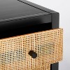 Springville 3 Drawer Nightstand Black - Threshold™ designed with Studio McGee: Bedside Table with Storage, MDF Surface - 4 of 4