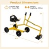 Safstar Sand Digger for Kids w/2-Handed Controls Flexible Shovel 360° Rotatable Function - 2 of 4