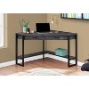 Monarch Specialties Computer Desk Home Office Corner Storage Drawers 42InchL Work Laptop Metal Laminate Black Contemporary Modern - 2 of 4