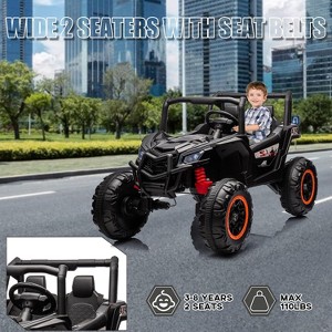 24V 7Ah 2 Seater Ride On Car for Kids, Battery Powered Toy with Remote Control, Electric Vehicle, Electric Off-Road UTV Truck, Led Lights - 1 of 4