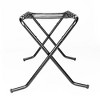 Luggage Rack, Portable Metal 100LBS Capacity – Heavy Duty Nylon Straps Daily Use Black (680×400×560mm) - 4 of 4