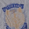 Women's Yellowstone protect The Land Wolf Loose T-Shirt Athletic Heather - 2 of 4