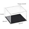 Unique Bargains Acrylic Dustproof Protection Crafts Collectibles Display Box - 2 of 4