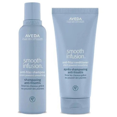 Aveda Smooth Infusion Anti-frizz Shampoo & Conditioners (6.7 Oz / 200 Ml)  Duo Set Kit For Frizzy, Sleek, Smooth Hair : Target