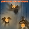 SEVOBAL 3Pcs Reaching Hands With Lighted Candles Wall Mounted Halloween Decoration Witch Devil Hand Aesthetic Goth Gothic, Black, 23"*16"*12.5" - 4 of 4