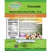 Larissa Veronica Chocolate Medium Roast Decaf Coffee (Gourmet, Naturally Flavored, Whole Coffee Beans) (16 oz, ZIN: 549365) - 2 of 4