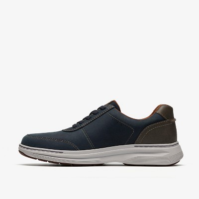 Clarks Mens Craftwell Lace Navy Leather Shoes 10.5 Medium — фото 2