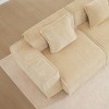 Racxily Modular Sofa, Velvet Couches with Soft Seats & Back, Upholstered Couches for Living Room Bedroom - 4 of 4