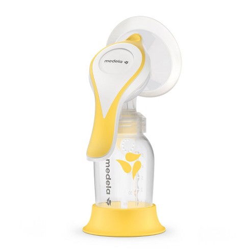 Harmony Breast Pump Manual Breast Pump Medela Portable Pump Designed for Occasional Use Ergonomic Swivel Handle 2-Phase Expression Technology Easy to Control Vaccuum 