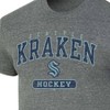 NHL Seattle Kraken Men's Gray Tri-Blend T-Shirt - 3 of 3