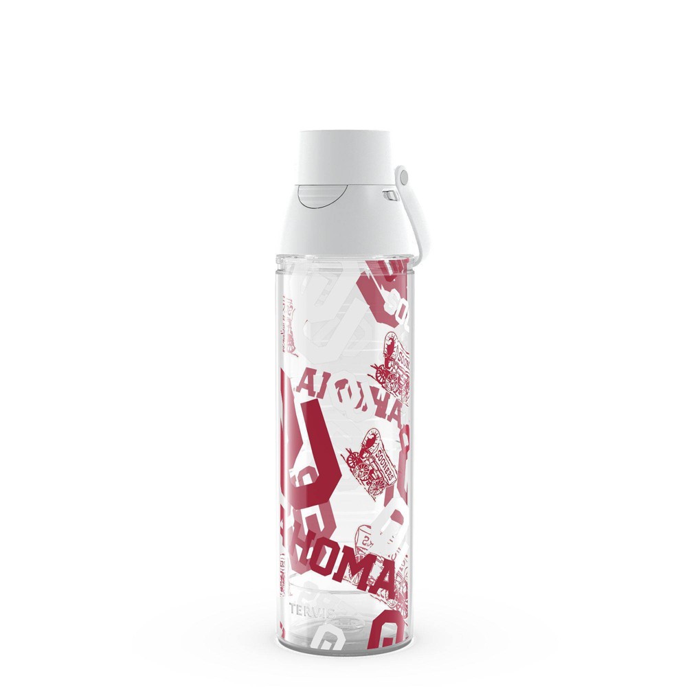 Photos - Glass NCAA Oklahoma Sooners Tervis All Over Venture Water Bottle - 24oz