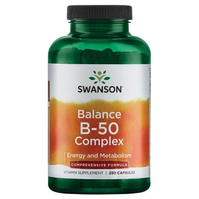 Swanson Balance Vitamin B-50 Complex 250 Caps.