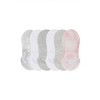 Memoi Tie Dye Highcut Liner Sock 6 Pair Pack Blush 9-11 - 3 of 4