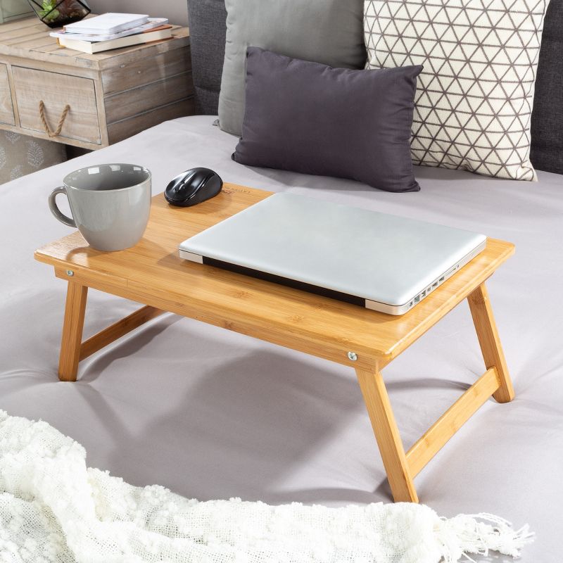 Lavish Home Ergonomic Lap Desk with Storage Drawer and Adjustable Top, 5 of 8